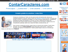 Tablet Screenshot of contarcaracteres.com